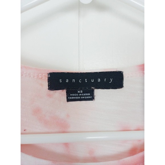 Sanctuary Twist Cap Sleeve Tie-Dye Top - Picture 4 of 6